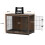 Bingopaw Large Pet Crate Kennel Cage House Night Stand End Table 6