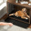 Bingopaw Large Pet Crate Kennel Cage House Night Stand End Table 4