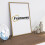 (30x40 CM) Thin Matt Oak Picture Frame / Wall Art Frames / Flat Wooden Effect Poster Frame 9