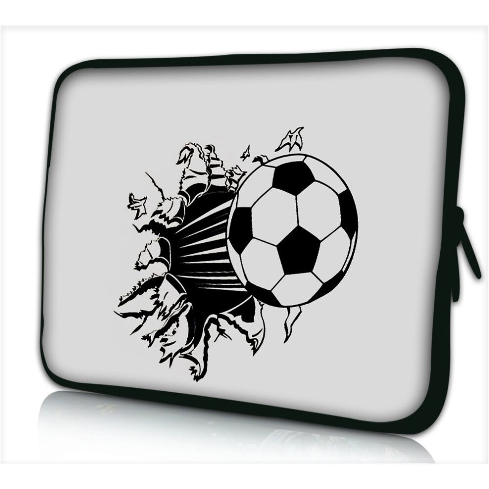 (Football) 10" Inch Tablet Laptop Notebook Macbook Case Bag Multicoloured 5060525357145