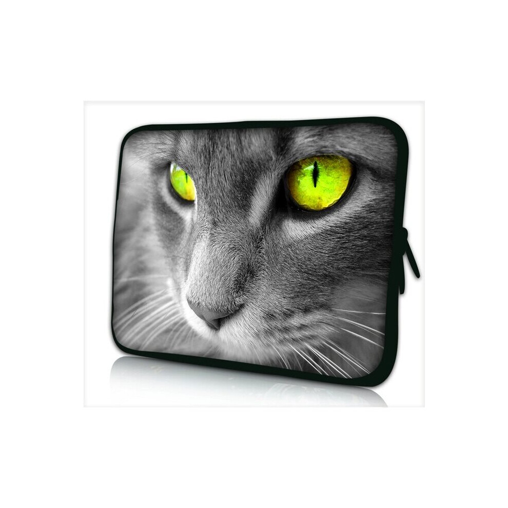 (Grey Cat) 10" Inch Tablet Laptop Notebook Macbook Case Bag Grey,Multicoloured 5060525357312
