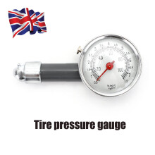UK Professional Tyre Gauge Air Measurement Psi/bar Release Button