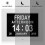 (White) Dementia Clock Calendar Day Date Clock 8 Inch Gift 3