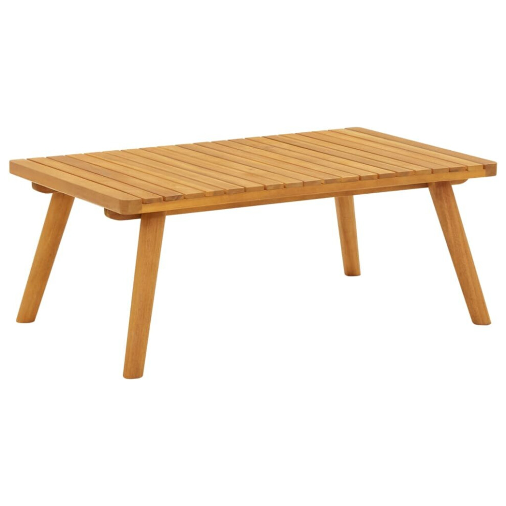 Vidaxl Solid Acacia Wood Garden Coffee Table Outdoor Garden Table Furniture