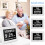 (White) Dementia Clock Calendar Day Date Clock 8 Inch Gift 4