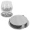URBN Living (Nickel Silver) 7 Pcs 9cm Round Circle Brush Metal Drinks Coaster 2