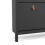 Barcelona Shoe cabinet 4 compartments in Matt Black 5