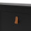 Barcelona Shoe cabinet 4 compartments in Matt Black 6