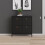 Barcelona Shoe cabinet 4 compartments in Matt Black 7