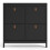 Barcelona Shoe cabinet 4 compartments in Matt Black 11