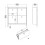 Barcelona Shoe cabinet 4 compartments in Matt Black 4