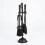(FIRE89) Vintage Contemporary Traditional Fireside Tool Set 4