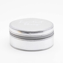 Sophia Silver Leatherette Storage Shiny Thing Jewellery Box Collection