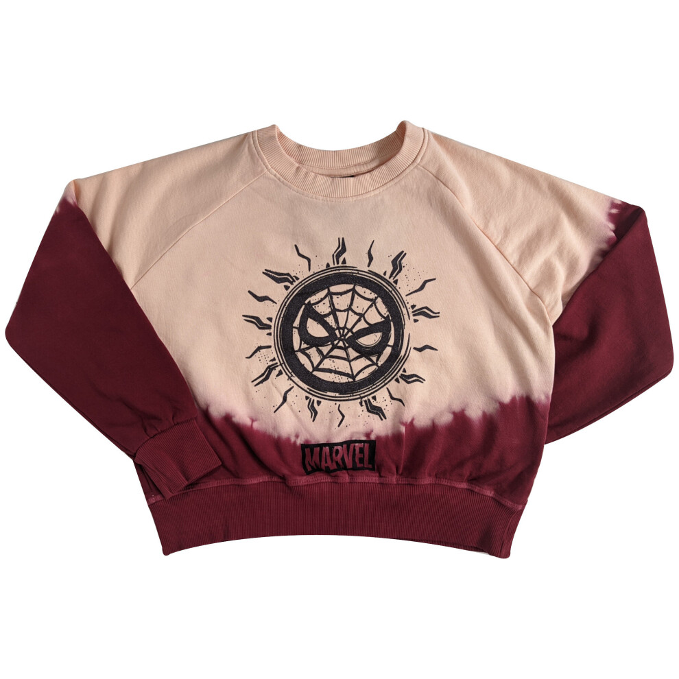 (7-8 Years / 122-128 cms) Marvel - Spider-Man - Girls Crew Sweater