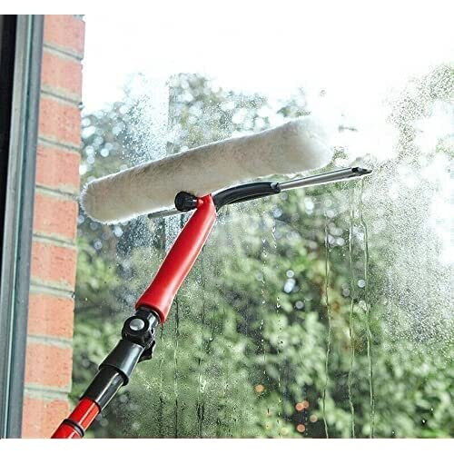 3.5M Telescopic Conservatory Window Glass Cleaner Kit with Squeegee 1