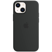 Official iPhone 13 Mini Silicone Protective Back Case W/ MagSafe-Black