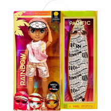 Rainbow High Pacific Coast Finn Rosado Fashion Doll