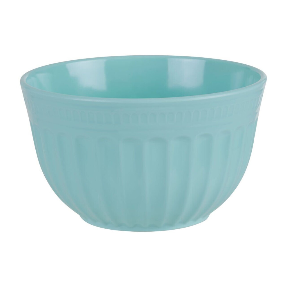 Premier Housewares Versatile Extra Large Mixing Bowl, Durable Mixing Bowl, Lightweight Rounded Serving Salad Bowl Green