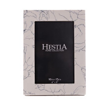 Widdop Hestia Black & White Stone Finish Home Decor Photo Frame 4" x 6"