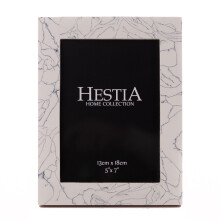 Widdop Hestia Black & White Stone Finish Home Decor Photo Frame 5"x 7"