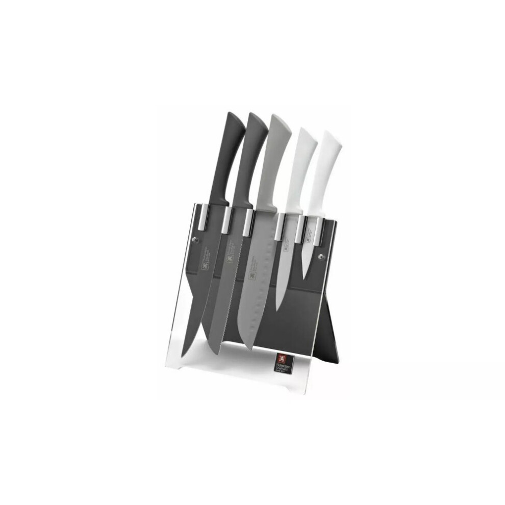 Richardson Sheffield 5 Piece Love Colour Mono Knife Block