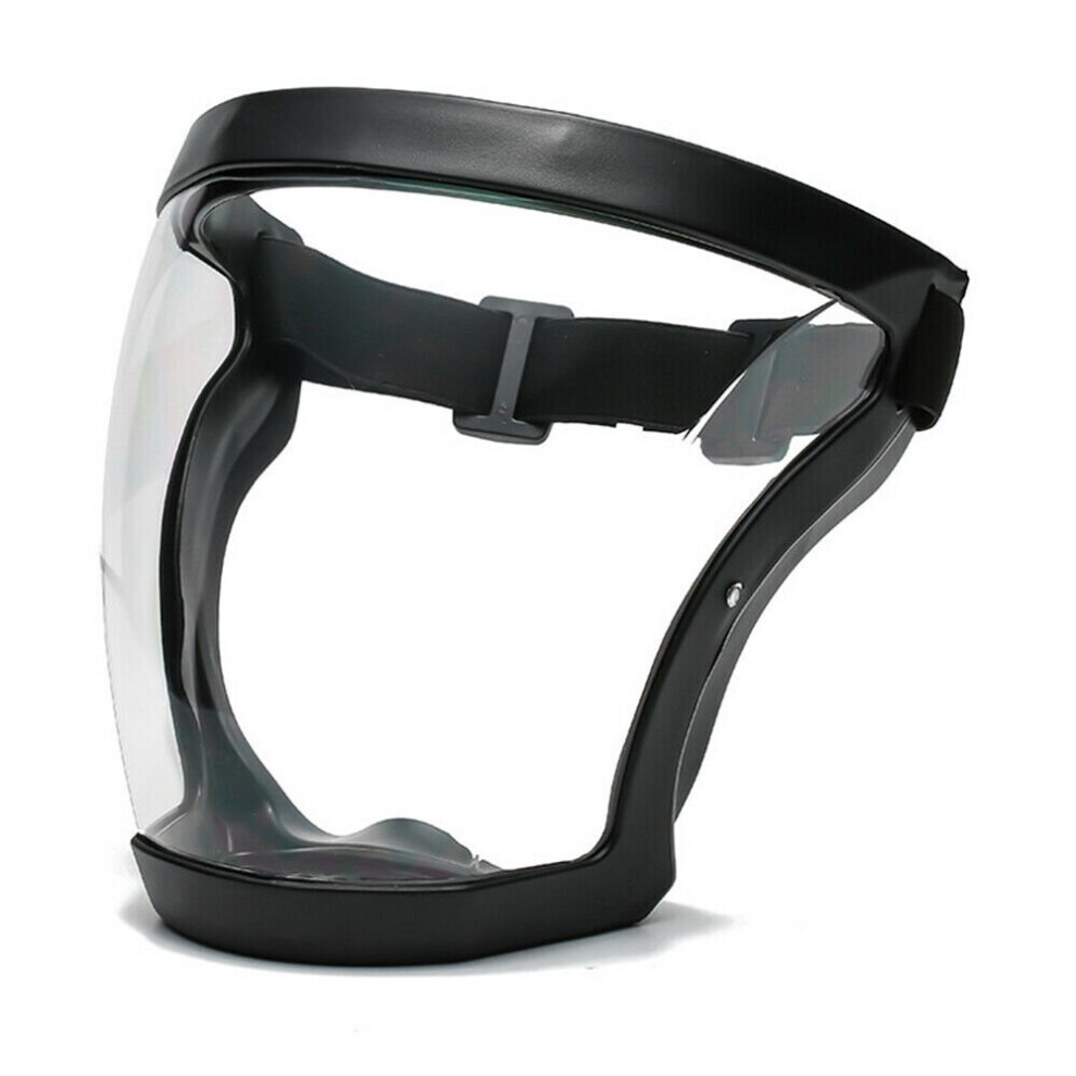 Photos - Safety Equipment Anti-fog Full Face Shield Super Protective Head Cover Transparent Safety Mask(Black)
