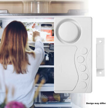 Kitchen refrigerator freezer door open alarm delay alarm