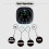 EMS Foot Massager Pad κυκλοφορία του αίματος Μυϊκή ανακούφιση του πόνου Set 7