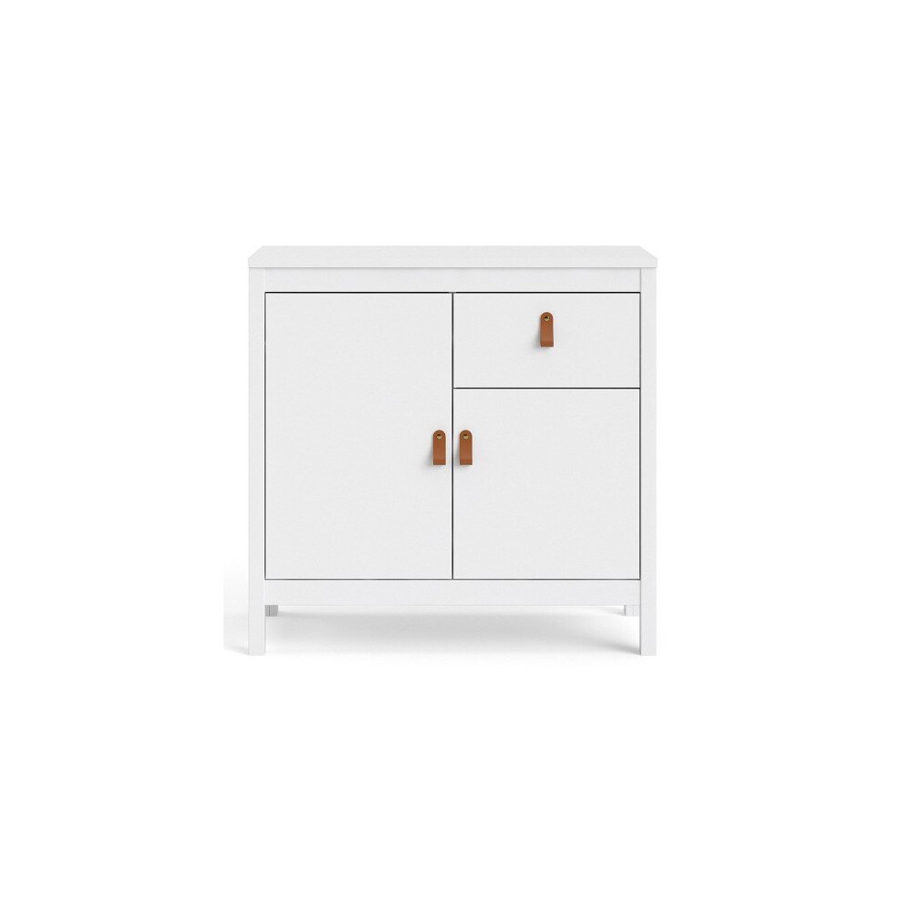 Barcelona Sideboard 2 doors + 1 drawer in White