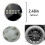 4Pcs Range Rover Black Chrome 63Mm Wheel Centre Caps Sport Freelander 2