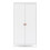 Barcelona Wardrobe with 2 doors in White 1