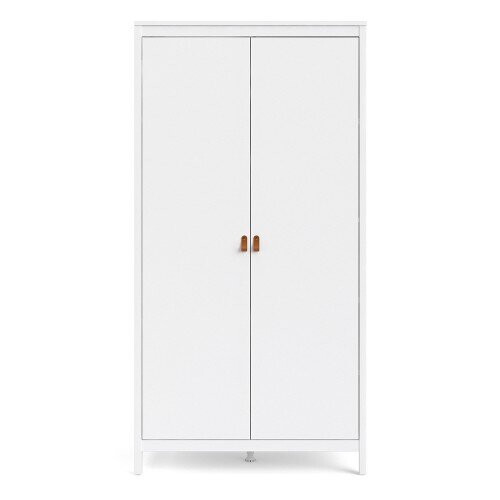 Barcelona Wardrobe with 2 doors in White
