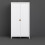 Barcelona Wardrobe with 2 doors in White 6
