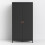 Barcelona Wardrobe with 2 doors in Matt Black 6