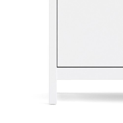 Barcelona Wardrobe with 2 doors in White 1