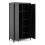Barcelona Wardrobe with 2 doors in Matt Black 8