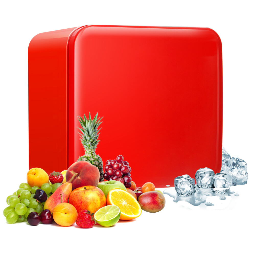 Compact Refrigerator Single Door Mini Fridge Removable Glass Shelves