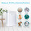PUREMATE 5 in1 Air Purifier with Ioniser and Sleep Mode - True HEPA Filter & Active Carbon, Removes Germs & Viruses, Allergies & Asthma, Pollen, Dust, Smoke 7