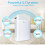 PUREMATE 5 in1 Air Purifier with Ioniser and Sleep Mode - True HEPA Filter & Active Carbon, Removes Germs & Viruses, Allergies & Asthma, Pollen, Dust, Smoke 5
