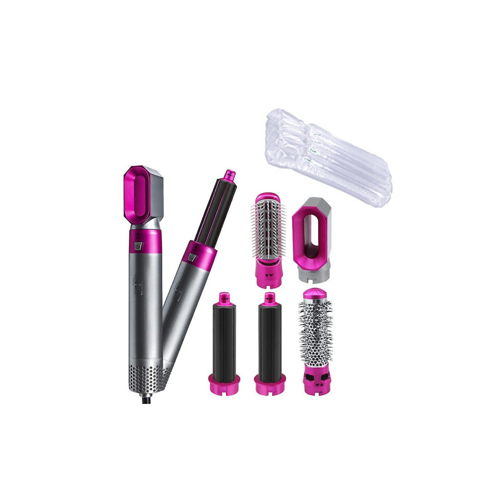 Photos - Hair Dryer  5 In 1 Electric  Negative Ion Straightener Brush Blow Dryer Air Hair Comb Wrap Curling Wand Detachable Br(no box)