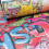 Erismann Rustic Brick Graffiti Multi Red Yellow Textured Wallpaper 4