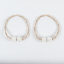 (4 Pack, Beige) Curtain Tiebacks Tiebacks for Curtains Creative Curtain Clips Buckles Curtain Tie
