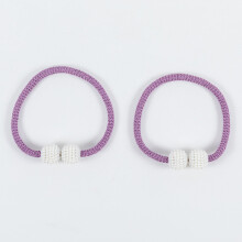 (2 Pack, Light Purple) Curtain Tiebacks Tiebacks for Curtains Creative Curtain Clips Buckles Curtain Tie