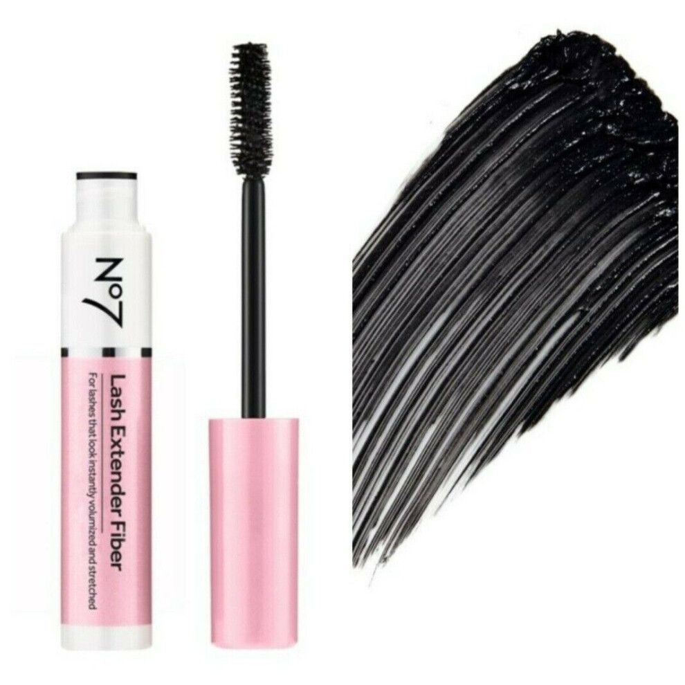 No7 Cosmetics Lash Extender Fiber Mascara Black 7ml RRP £14.99