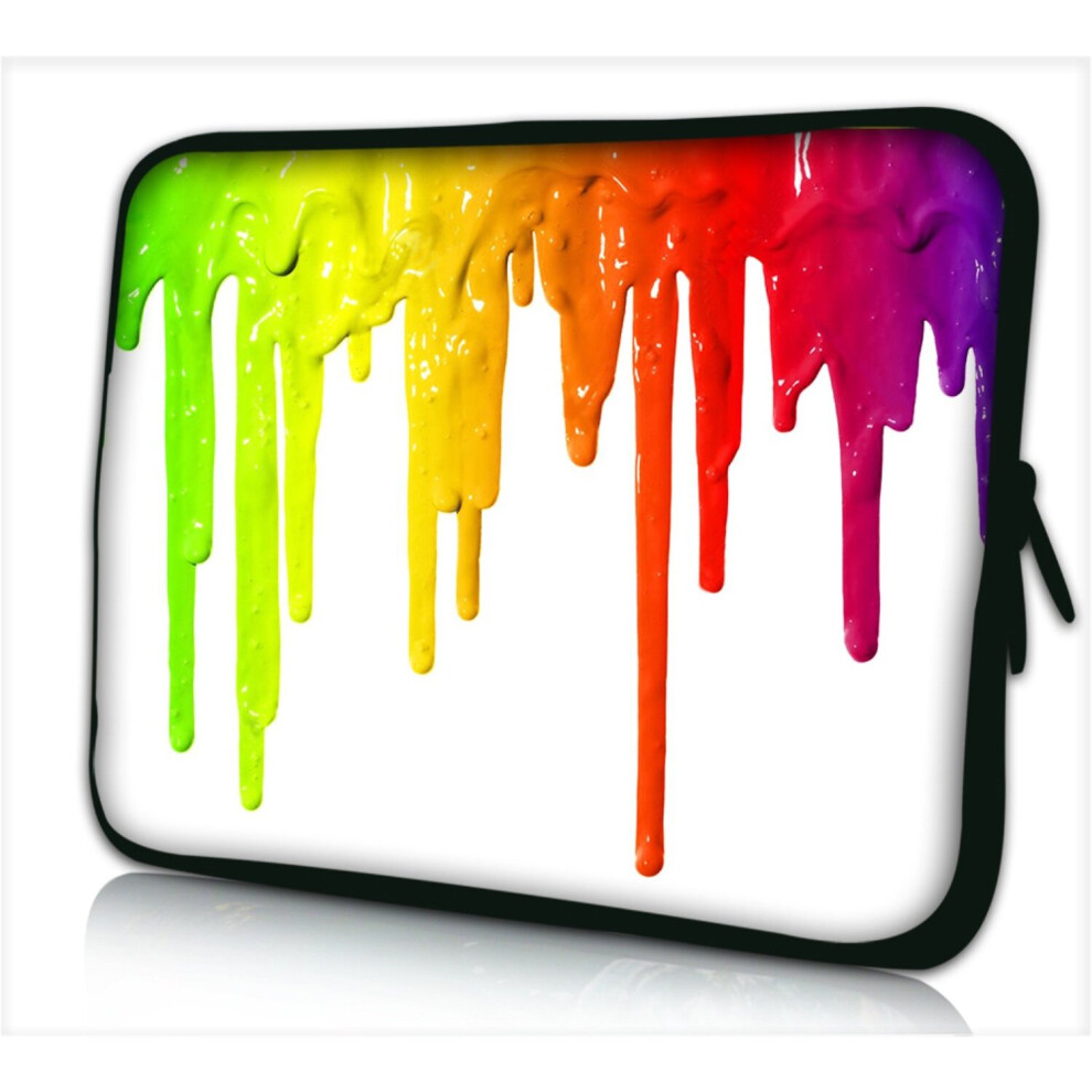 (Paint) 15" Inch Tablet Laptop Notebook Sleeve Case Bag Multicoloured 5060525357893