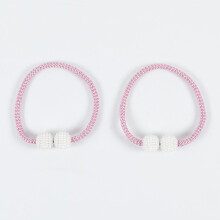 (2 Pack, Pink) Curtain Tiebacks Tiebacks for Curtains Creative Curtain Clips Buckles Curtain Tie