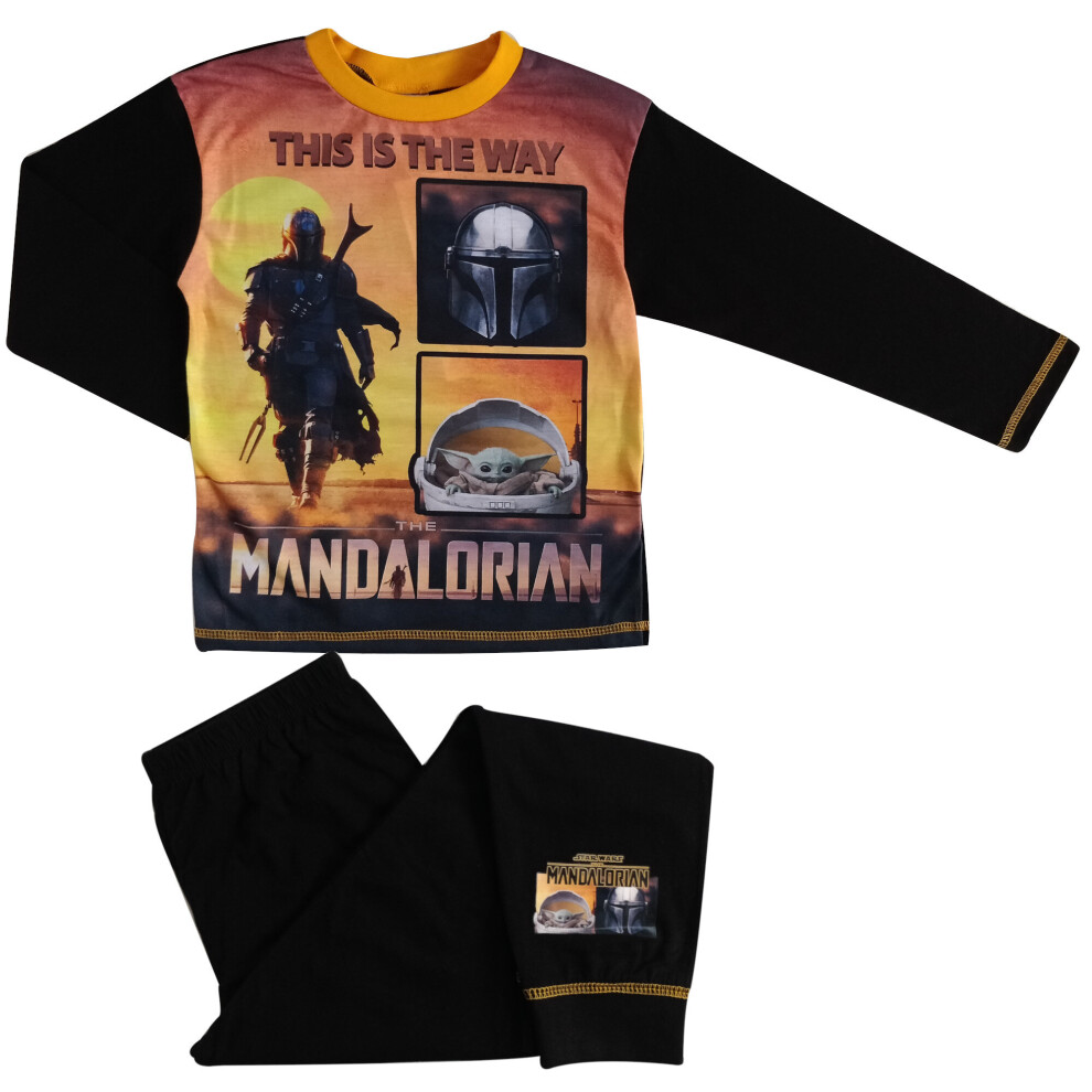 (5-6 Years) Boys Mandalorian Pyjamas - Age 5-12 Years