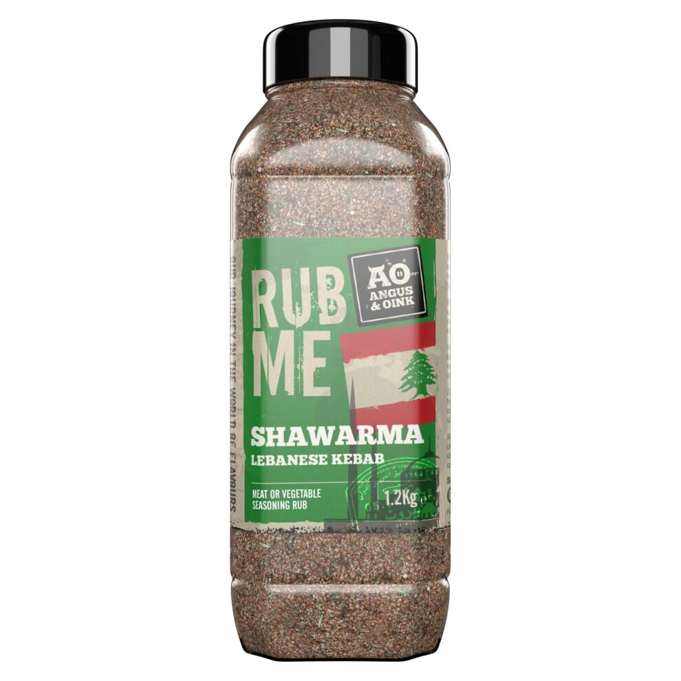Angus & Oink Shawarma 1.2Kg Lebanese Kebab Exotic Dry Rub Seasoning
