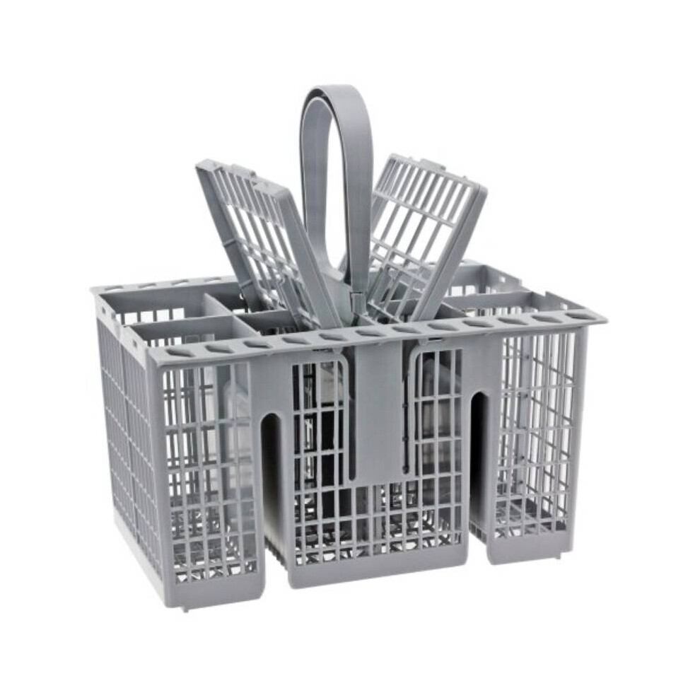 Dishwasher Cutlery Basket Cage UNIVERSAL Removable Handle Grey