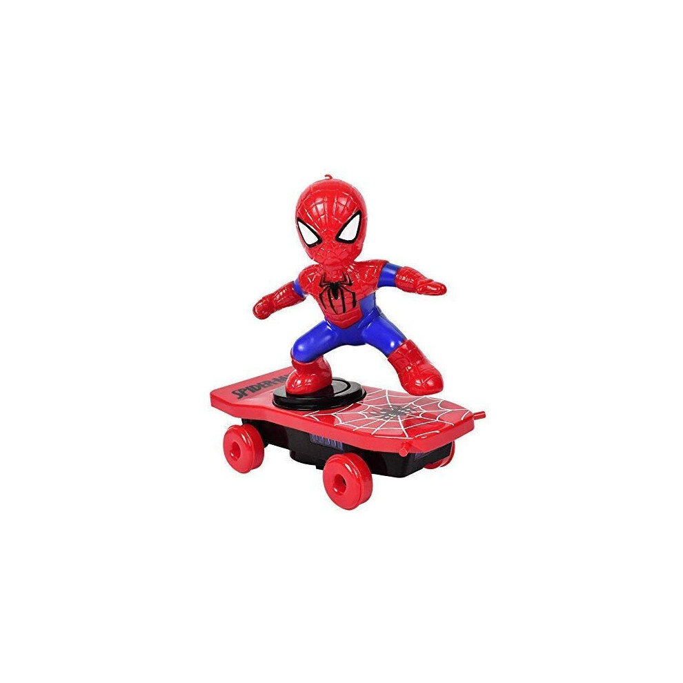 Spiderman Electric Skateboard 360Â° Rotation Music With Light Kids Toys Xmas Gift